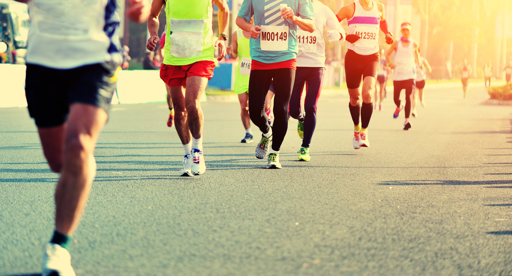 marathon and building start up